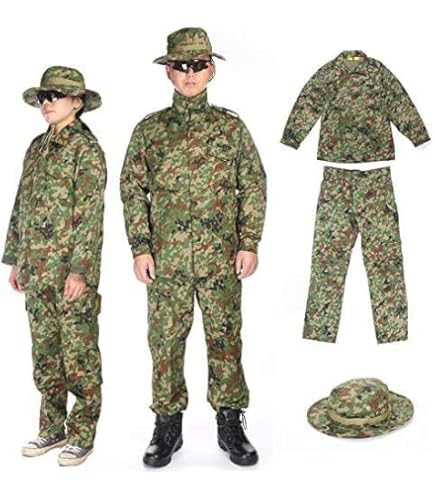 Amazon | PX 陸上自衛隊迷彩戦闘服3型 TC リップストップ 上下ベルト