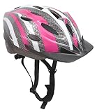 Sport Direct SH515 55-58cm Junior/ Ladies Helmet - Pink/ Silver