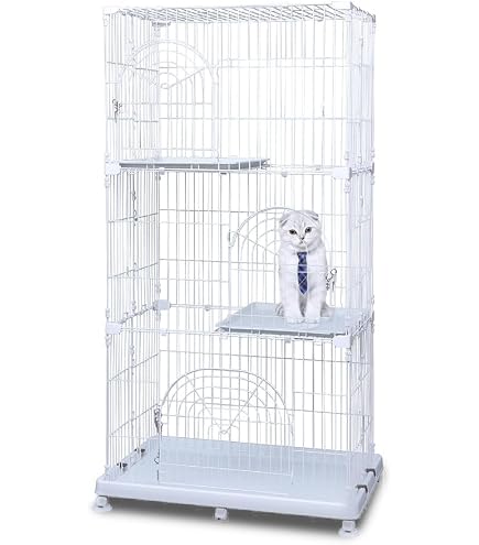 Amazon.co.jp: 猫 ケージ 多頭飼い 大型猫 ケージ5段猫用ケージ 大型 