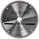 Silverline Tct Veneer Blade Circular Saw Blade Mitre Bench Rip 250x30mm 80 Teeth