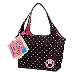 Disney Minnie Mouse Large Tote with Crinkle Toy Book, Black by Disney [並行輸入品]