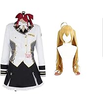 【最終値下げ】にじさんじ 鷹宮リオン メイド服 コスプレ 衣装＋ウィッグ 高品質】にじさんじ 鷹宮リオン コスプレ衣装