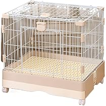 Amazon | 小動物ケージ ウサギ ケージ 中型犬 ハムスターケージ