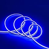 WYZworksブルー柔軟な防水ソフトダブルサイドLEDネオンロープライトストリップバー Blue 50FT LED-FLEX-2SD-BLU-50FT