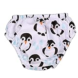 スタイリッシュな再使用可能な洗濯可能なスイムおむつ泳ぐおむつユニセックスベビー用2-3歳、＃04