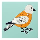 OnceMore Montessori木製動物ジグソーパズルパネルおもちゃキッズ赤ちゃん早期教育ギフト – 鳥