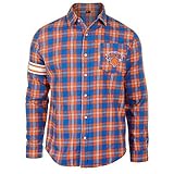 新しいYork Knicks Wordmark基本的なフランネルシャツ 3L ブルー