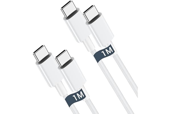 USB Type C 充電 ケーブルPD 150W 超高急速充電 タイプc ケーブル iPhone17/Air/16/16e/15 Macbook/iPad Pro&Air/Galaxy 対応タイプc多機種対応 在宅勤務支援（01white，1m1m）