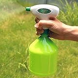 スマートスプレー1.2リットル・ボトル付グリーン[電池式霧吹き 園芸・農薬散布・掃除・水遊びに！]