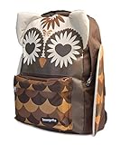 Loungefly Owl Backpack, Brown, One Size [並行輸入品]