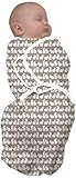 Baby Studio Swaddle Wrap (Small, Bunny Grey) by Baby Studio