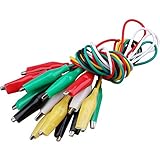 Yeeco 多機能 デジタルマルチメーター プローブテスト リードキット 両端にアリゲータークリップ テストリード 10 PCS/Set Double End Alligator Clips B170