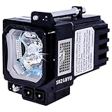 SRZOBYU BHL-5010-S 交換用プロジェクターランプ電球 JVC DLA-20U DLA-HD350 DLA-HD550 DLA-HD750 DLA-HD950 DLA-HD990 DLA-RS10 DLA-RS15 DLA-RS20 DLA-RS25 DLA-RS35 プロジェクターランプ付き ハウジング。