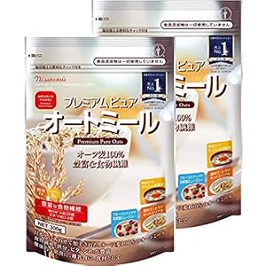 【まとめ買い】日食 プレミアムピュアオートミール 300g×2袋