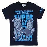 ドラゴンボール超 スーパー 孫悟空 ベジータ スーパーサイヤ人 ゴッド 半袖Tシャツ 子供用 コスパモデル fo-ht07 150 ブラック