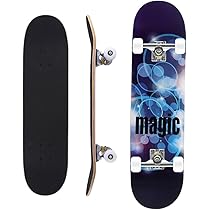 Amazon | スケートボード 光るPUタイヤ スケボー キッズ マイスケボー