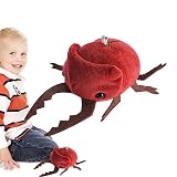 カブトムシのぬいぐるみ - ソフトでリアルな甲殻類動物モデル | カブトムシ人形小さなぬいぐるみ昆虫ユニコーン妖精ペンダントウェディング人形カブトムシぬいぐるみ、カブトムシおもちゃモデル人形、ぬいぐるみキーチェーン女の子、男の子、ギフト用