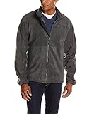 Hawke & Co Men's Full-Zip Polar Fleece Jacket Charcoal Medium [並行輸入品]