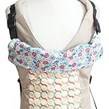 bigbig G leader(ビッグビッグジーリーダー) 【日本製】6重ガーゼ抱っこ紐 首回り汗取りパッド スタイ・ネックウォーマーとしてもOK リップルシロクマブルー