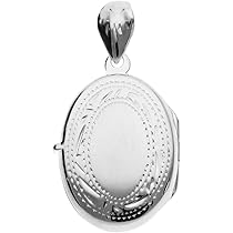 Amazon | [新宿銀の蔵] ステッチ模様 シルバー 925 ロケット