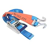 ラッシングベルトRJフック　5m　固定側1.5m