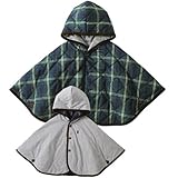 ミキハウス(ベビー) mikihouseキルティングリバーシブルマント〈フリー(70cm-90cm)〉(43-3801-957) フリー(70-90cm) 紺(03)