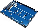 SATA M.2 SSD → 2.5インチ SATA 変換 アダプター 7mm厚 放熱性に アルミ製 ケース SATA M.2 SSDのみ対応 PCIe NVMe SSDとPCIe AHCI対応不可