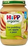 Hipp Organic Rice Pudding with Apple & Pear 7mth+ (190g) リンゴと梨7Mth +とヒップオーガニックライスプディング??（ 190グラム）