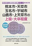 熊本市・天草市・玉名市・宇城市・山鹿市・上天草市の上級・大卒程度 2018年度版 (熊本県の公務員試験対策シリーズ)