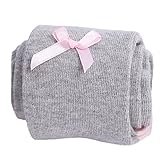 ベイビーガールズボウライトグレータイツストッキングウォームレギンスパンティーストッキング