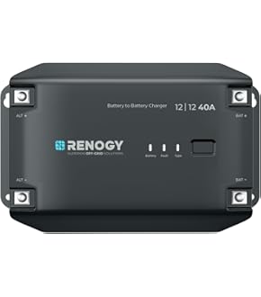 RENOGY MPPT 12V 40A 走行充電器 バッテリーチャージャー Amazon.co.jp: Renogy 12V 40A DC - DC 走行充電器 バッテリー