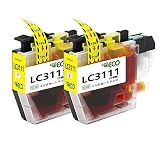 Brother（ブラザー）LC3111 LC3111-Y 互換インクカートリッジ 2本セット 大容量タイプ 対応機種:DCP-J978N-B/W DCP-J973N DCP-J972N DCP-J577N DCP-J572N MFC-J898N MFC-J893N MFC-J738DN MFC-J738DWN MFC-J998DN MFC-J998DWN