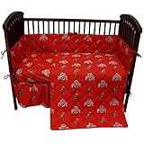 College Covers Ohio State Buckeyes 5ピースベビーベッドセット