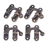 10ピースワードローブ引き出し南京錠掛け金フックホーンバックルロックホーム家具ハードウェアアクセサリー用ジュエリーボックスロック