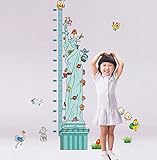 【ufengke】漫画、動物、自由の女神像、身長チャートデカール　子供の部屋と保育園の取り外し可能な壁のステッカー 　 壁画