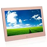 Becoler Ultra-thin Narrow 13-inch Metal Digital Photo Frame High-definition LED Electronic Album Adv