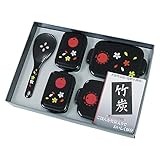 竹炭入り容器５点セット　Ｍ－６５２