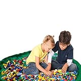 Lovelybaby こども　おもちゃ　収納袋　片付け　ビッグバッグ　防水 (緑)