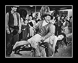 8 x 10のすべての木製額入りフォトmclintock-wayne-john-wayne-maureen-o 'hara