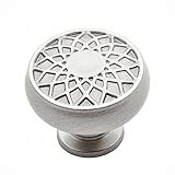 Baldwin 4636150 Couture Cabinet Knob in Satin Nickel [並行輸入品]