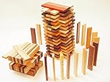 スプソリ 木のおもちゃ 積み木 カラフルスティックつみき 150ピース入り