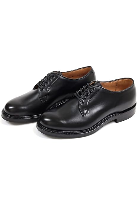 靴 wheel robe15075WS BLACK 15075WS PLAIN TOE DERBY BLACK – WHEELROBE