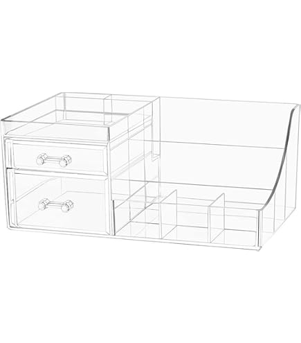 Amazon.co.jp: TKY アクリル収納ケース メイクボックス 3段 透明