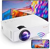 Bonsaii　プロジェクター　ワイヤレス　ケーブルなしでスマホを投影できる　WiFi機能付き　1080PフルHD対応　自宅で映画館気分を味