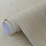 fancy-fix　壁紙　檀木柄　白黄　おしゃれ　はがせる　ウォールステッカー　ウォールデコ　北欧　44.5cm*2m　2本付き