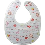 クレープ/フライス【薄手素材タイプ】　スタイ　ビブ　よだれかけ　リバーシブルタイプ　DACSK-NO.1 【日本製】　【charlotte限定生産品】