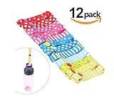 乳母車ボトル藁カップおもちゃ保有者紛失防止テープ（12PCS 24PCS） (12PCS)