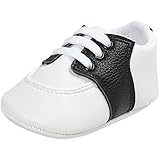 （カエルフロッグ）ベビー スポーツ スニーカー 子供靴　レースアップシューズ 　赤ちゃん　快適　耐磨　柔らかい底靴　歩行練習　散歩　運動会　男女兼用　合皮　ホワイトxブラック　0-6ヶ月に対応靴　春　