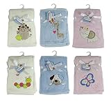 First Steps Coral Fleece Baby Blanket (6 Assorted Design, 75 x 100 cm) by First Steps