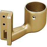 マツ六 手すり部材 BAUHAUS セレクト 35出隅スリム座ブラケットカバー付 BD-45G ゴールド